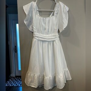 Elegant White Kids Dress